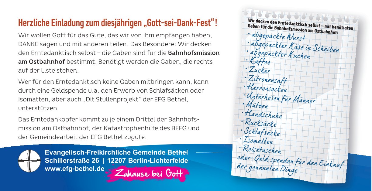 Gott sei Dank 2026 2