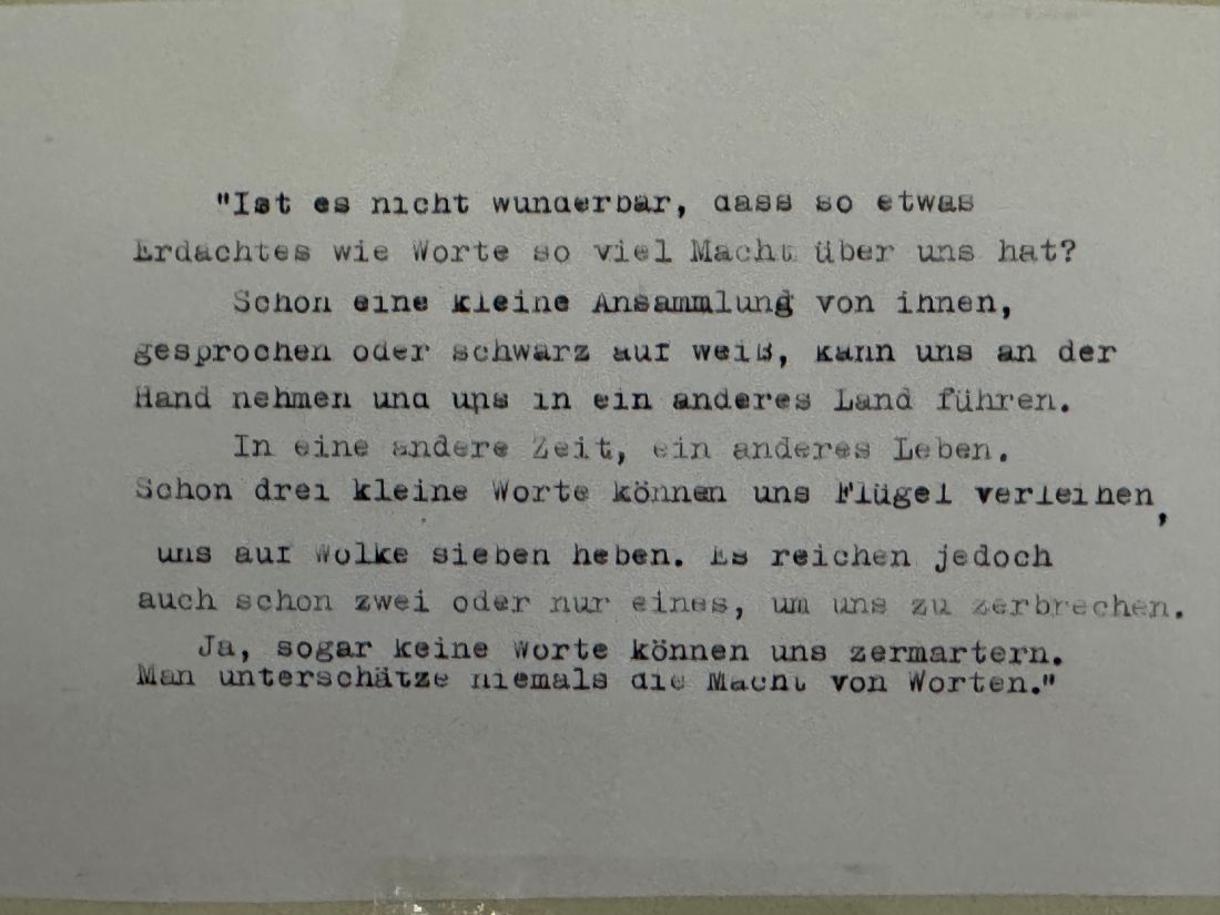 Aphorismus Anne Hobohm